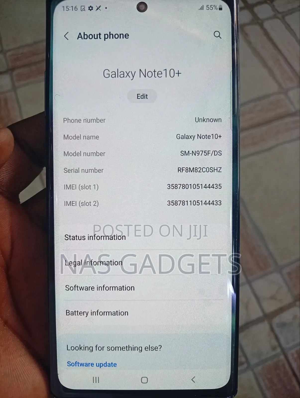Samsung Galaxy Note 10 Plus 256 GB Black