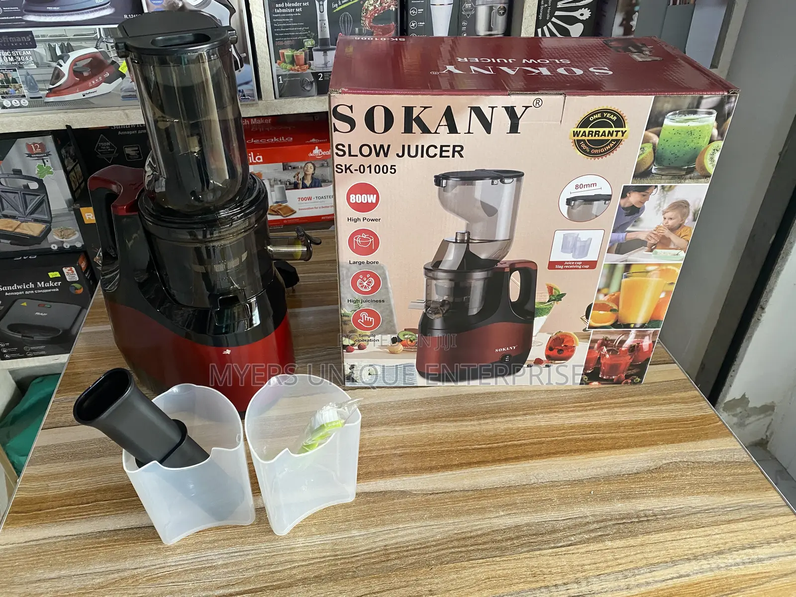 Sokany Masticating Juicer - Extract More Juice