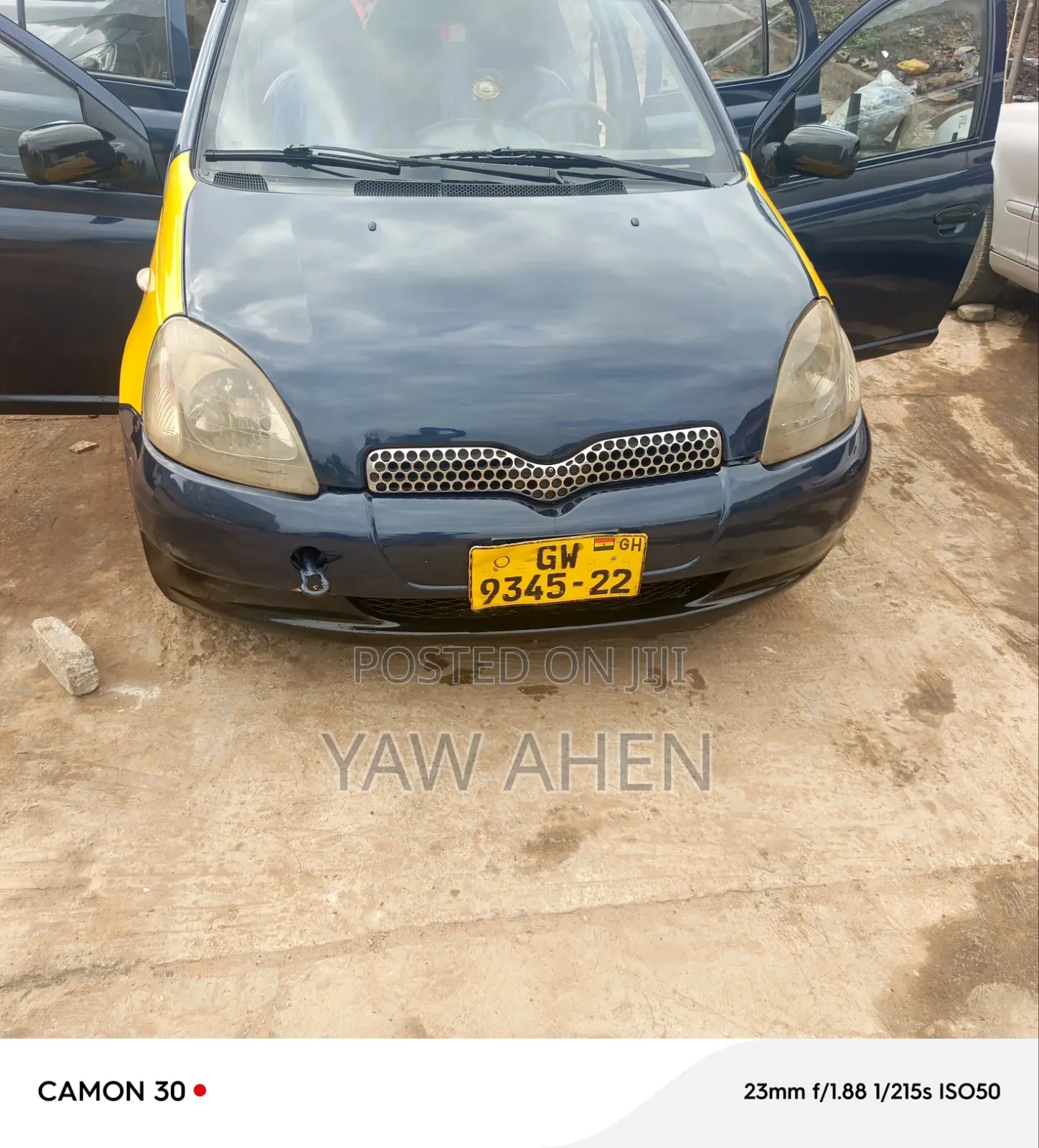 Toyota Yaris 2005 Blue