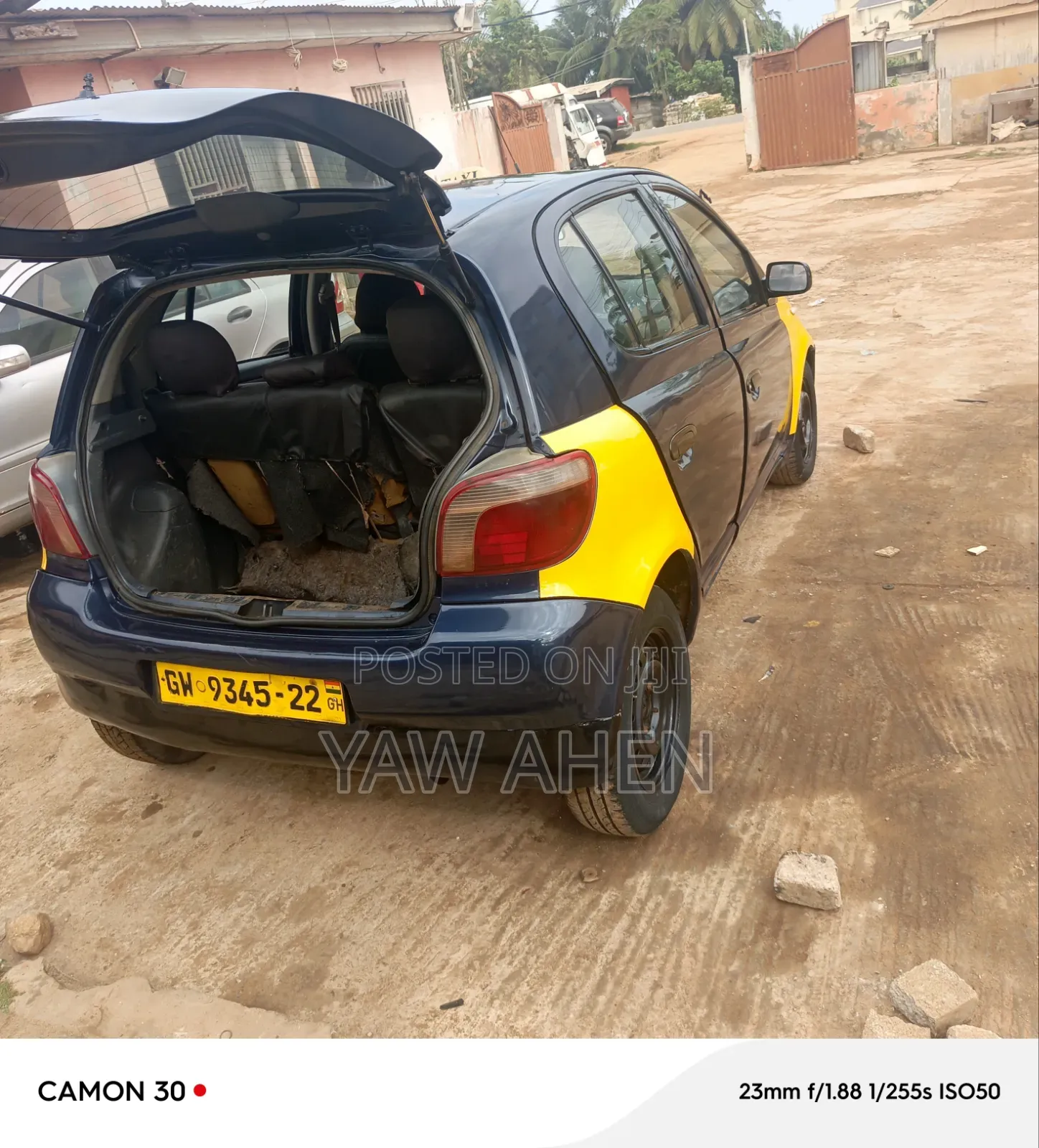 Toyota Yaris 2005 Blue