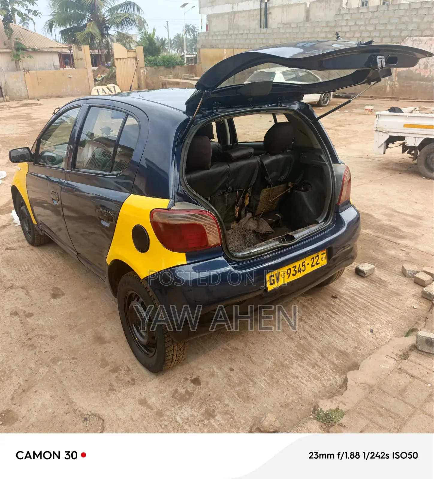 Toyota Yaris 2005 Blue