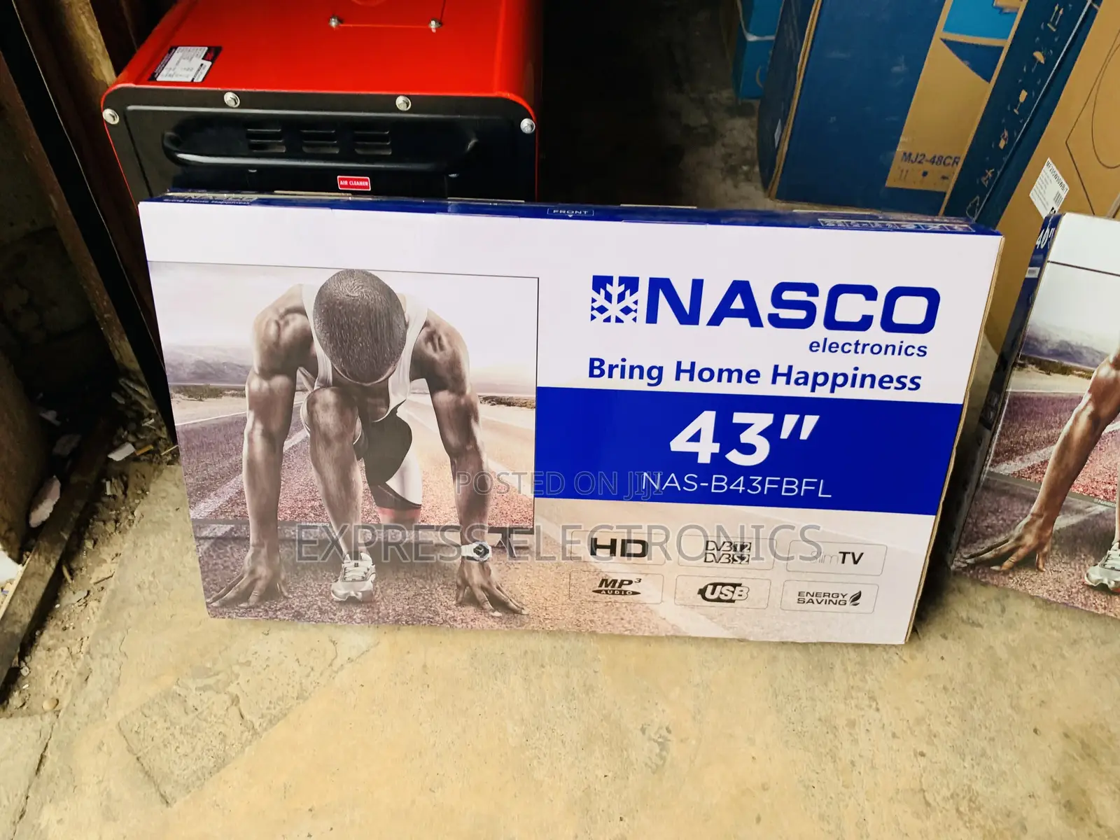 Brabd New 43” FHD Satellite Nasco TV