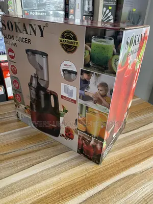 Sokany Electric Slow Juice Extractor With Wide Opening