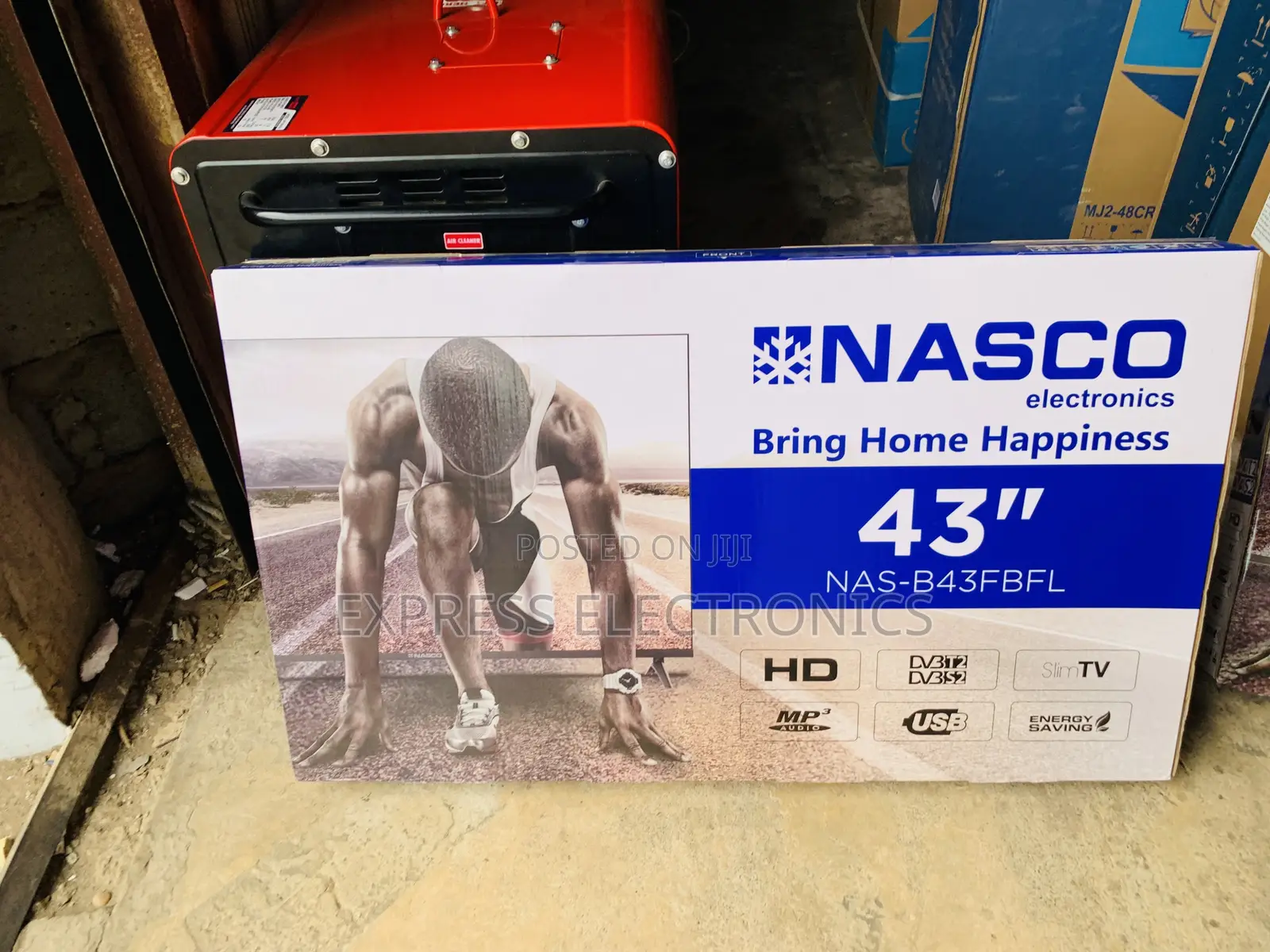 Limited Stock Nasco 43” FHD Satellite TV