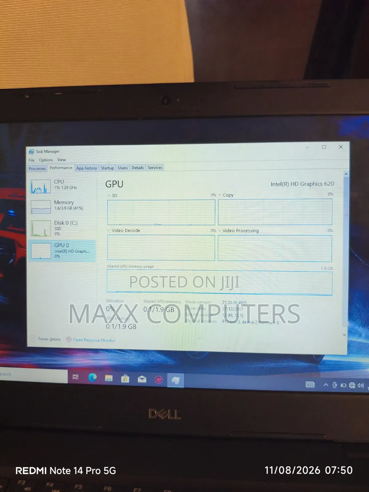 Laptop Dell Latitude 3490 8GB Intel Core i5 SSD 128GB
