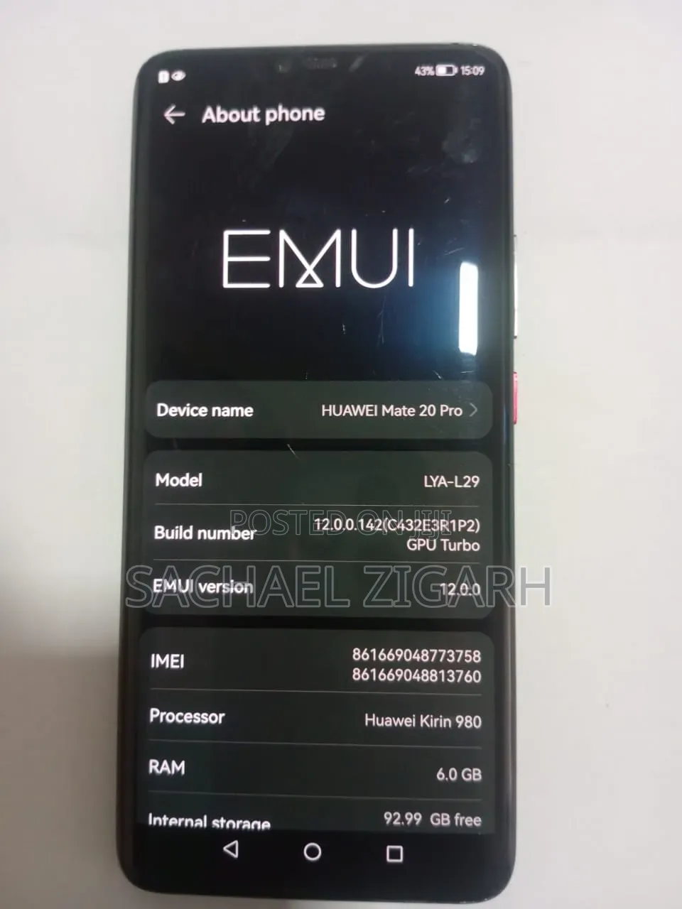 Huawei Mate 20 Pro Dual SIM 128 GB Black