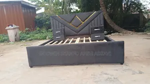 Queen Size Bed Frame and Throws Available