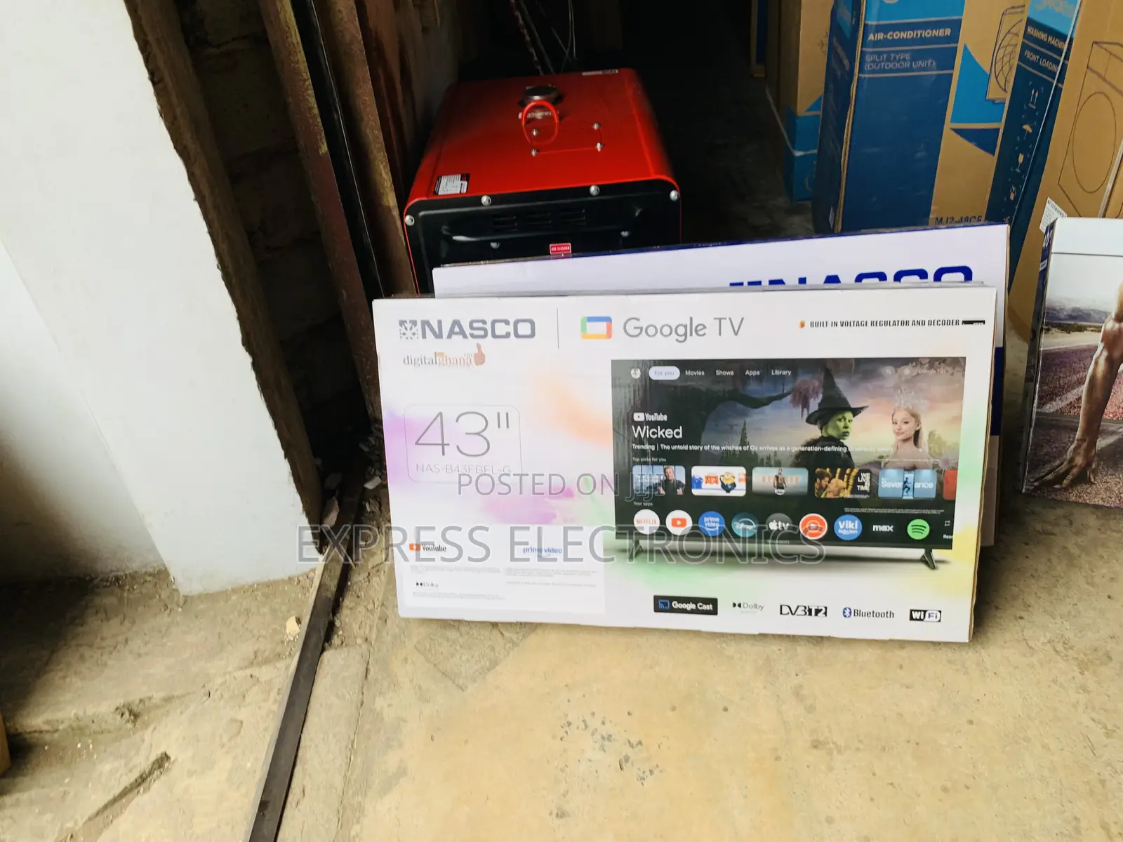 Highly Recommended Nasco Smart Glossy FHD 43” TV