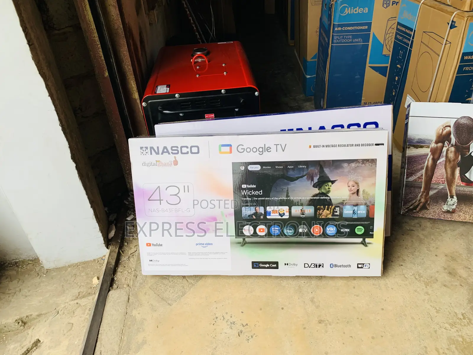 Highly Recommended Nasco Smart Glossy FHD 43” TV