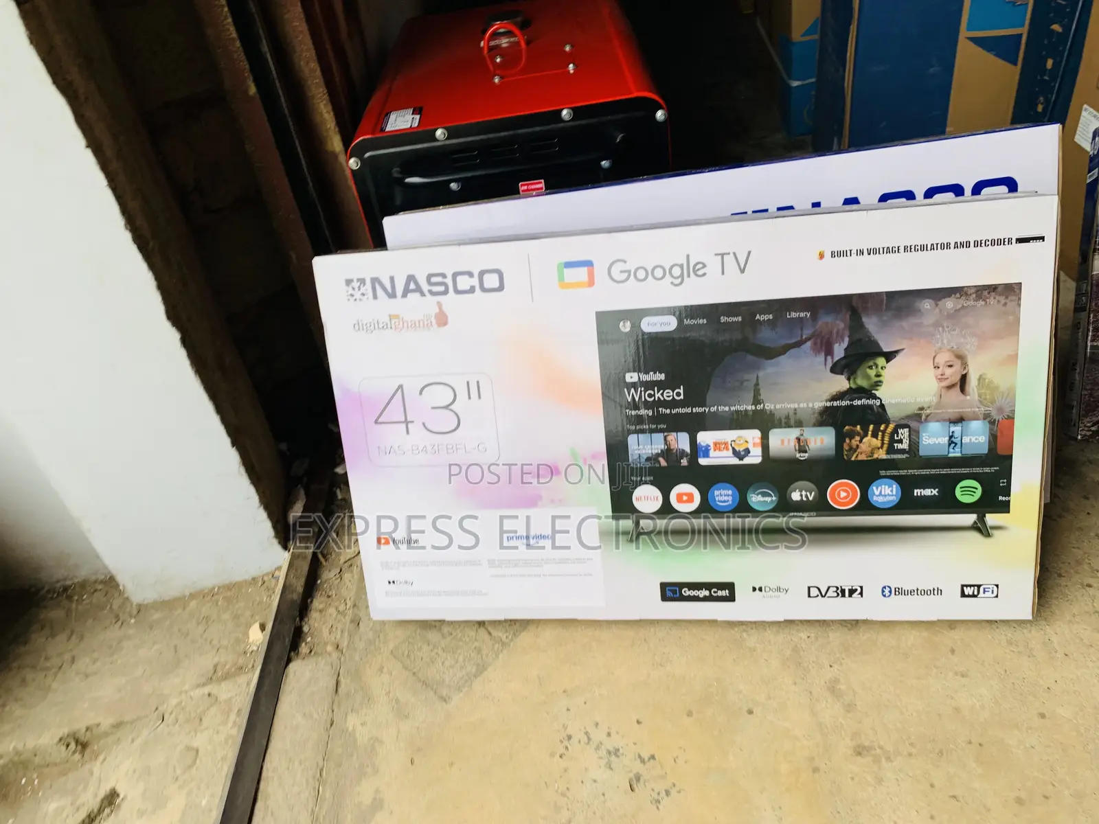43” FHD Satellite Nasco TV Smart