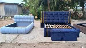 Queen Size Bed Frame and Ottoman Available