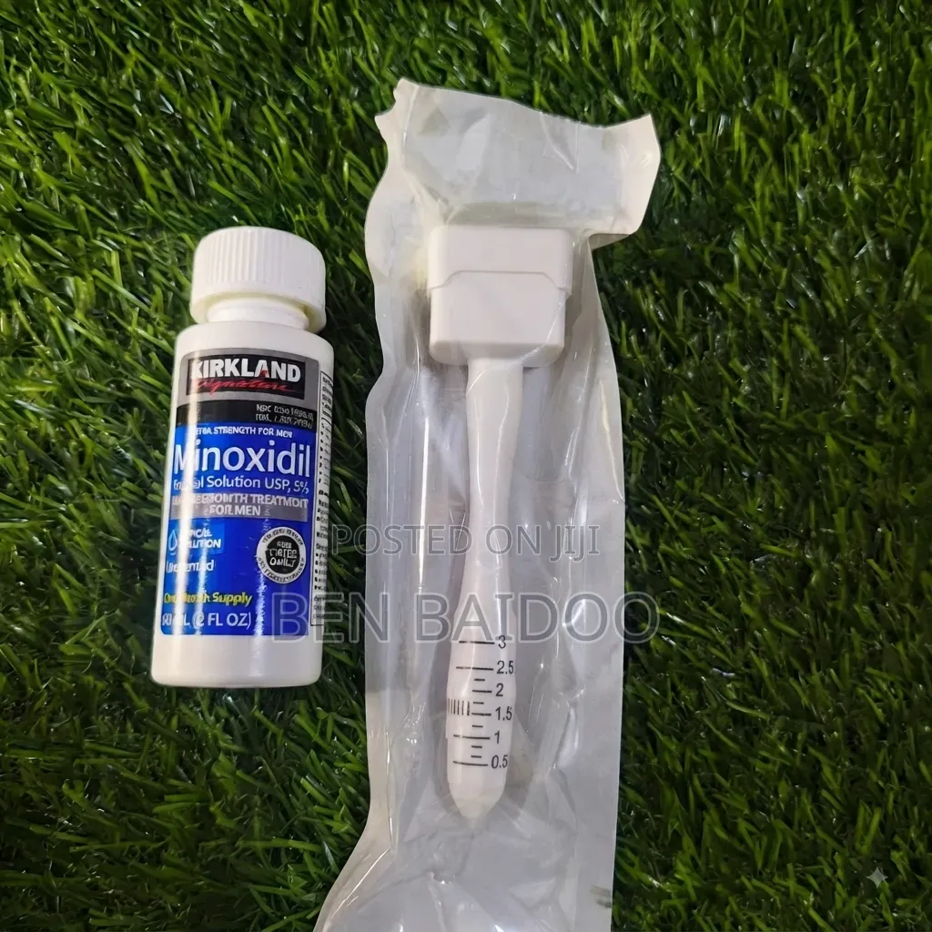 Kirkland Minoxidil and Derma Stamp (Hair Restore and Growth)