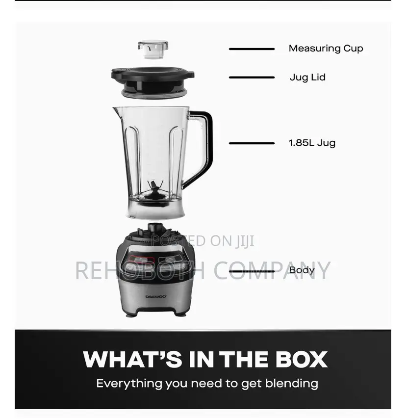 Daewoo Samurai Power Blend Pro 1200W Jug Blender