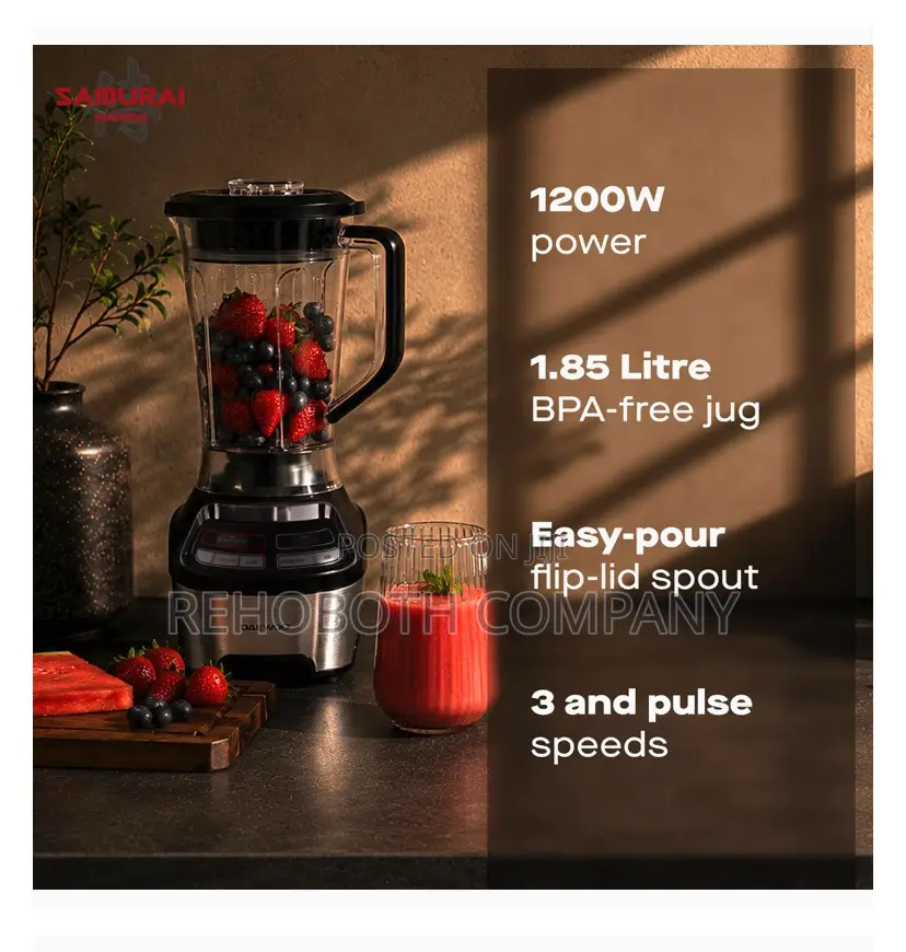 Daewoo Samurai Power Blend Pro 1200W Jug Blender
