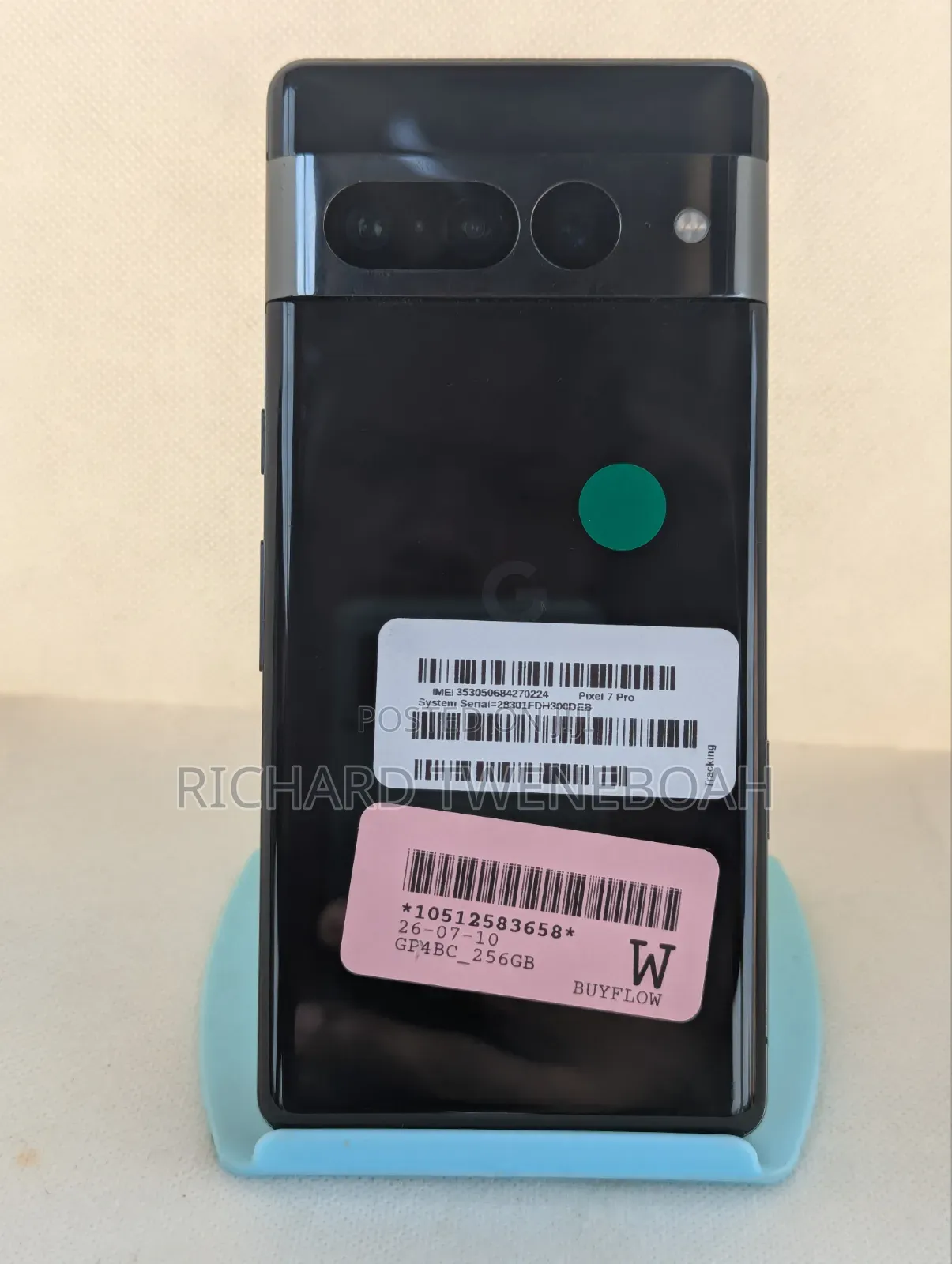 Google Pixel 7 Pro 256 GB Black