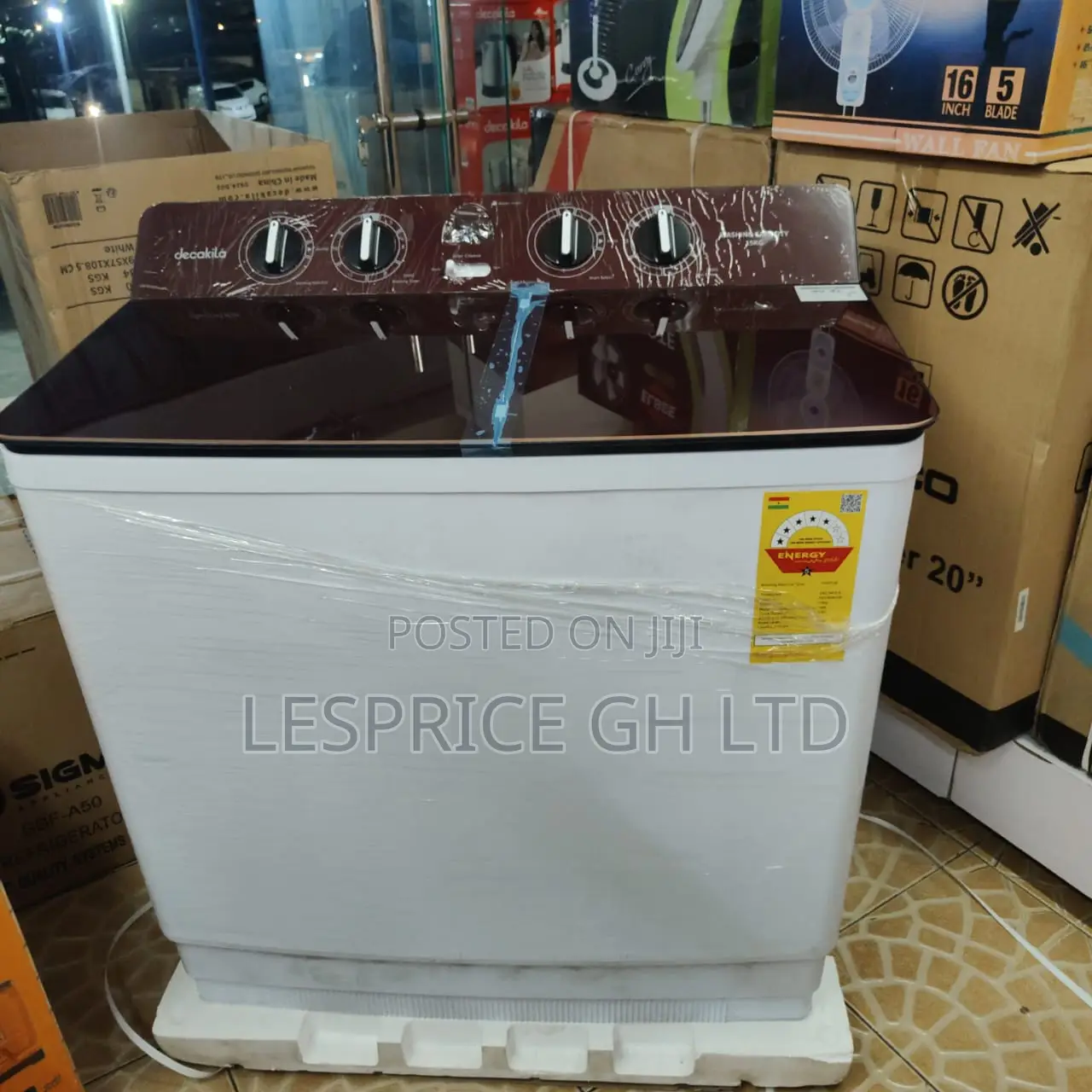 Decakila Twin Tub Washing Machine 15Kg