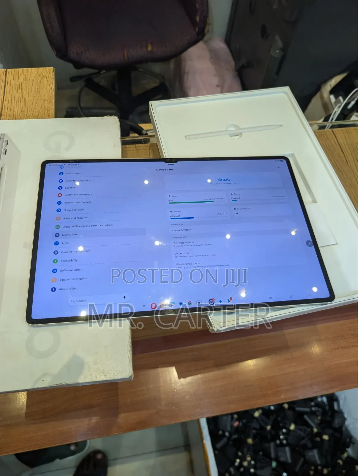 New Samsung Galaxy Tab S9 Ultra 256 GB Gray