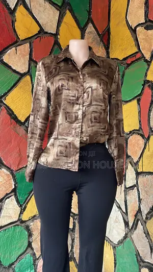 Cooperate Brown Boxed Shirt