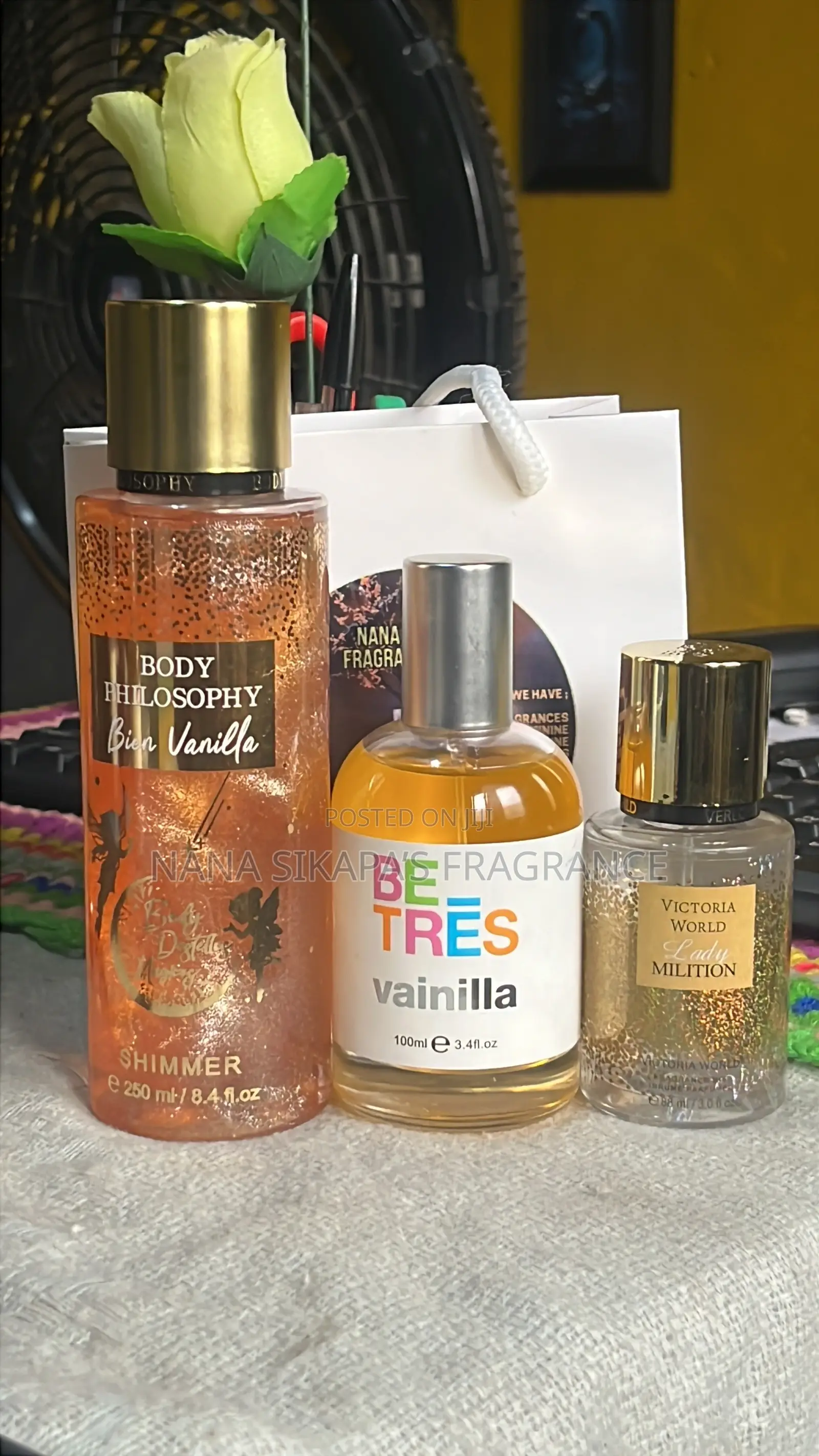 Be Trés Vanilla + Body Philosophy + Victoria World Mini Splash