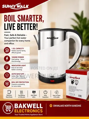 Sunnywalk 1.8L Electric Kettle