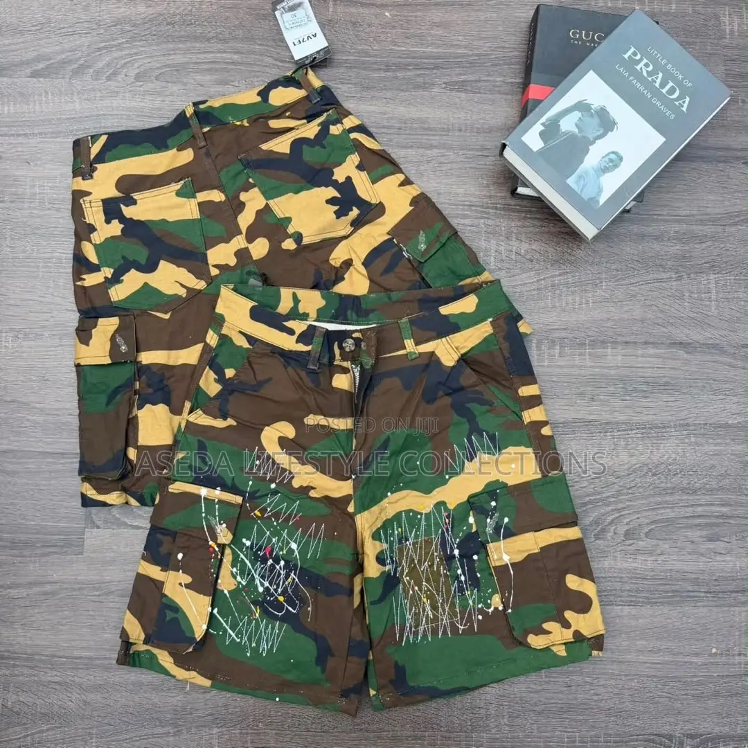 Solid Camo Shorts