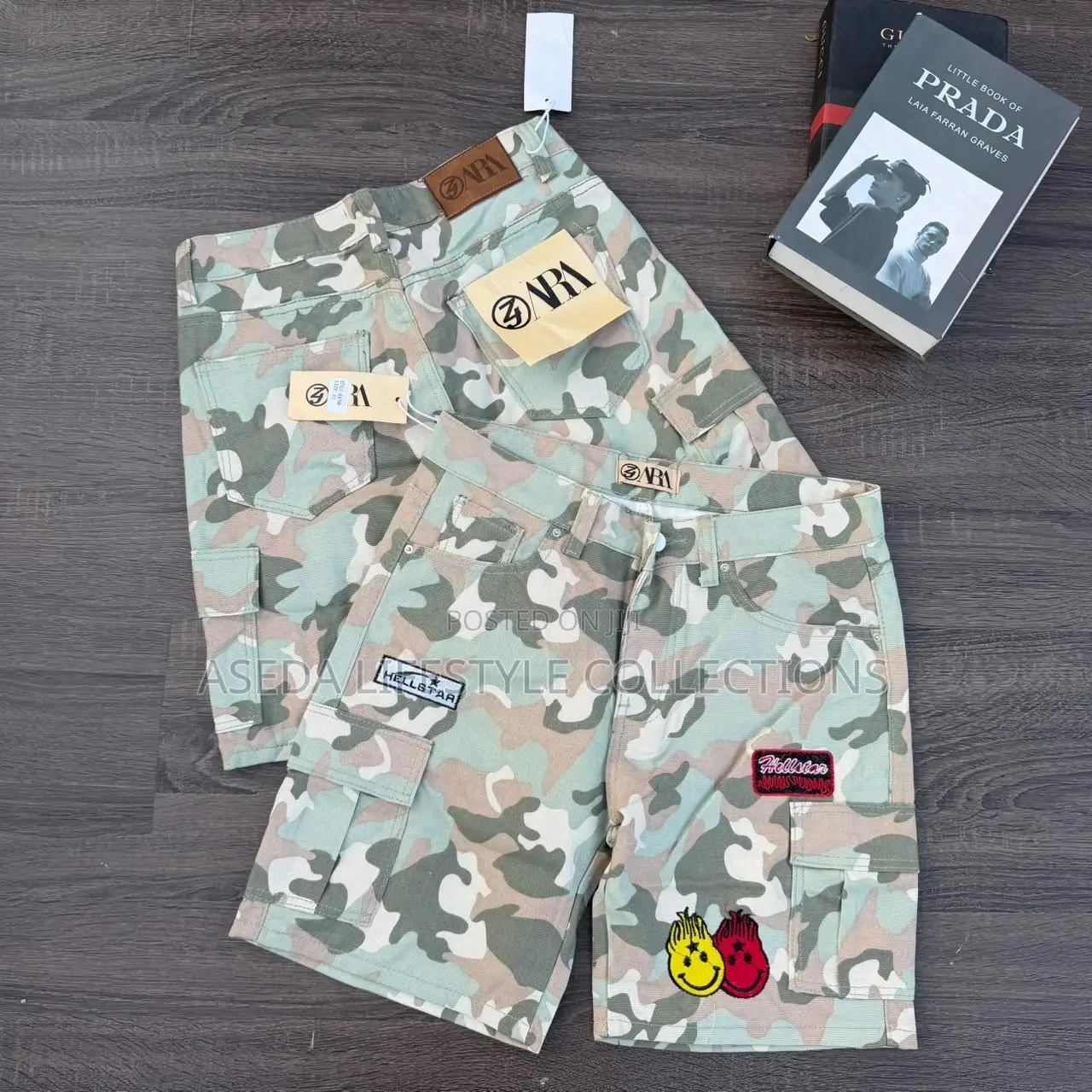 Solid Camo Shorts
