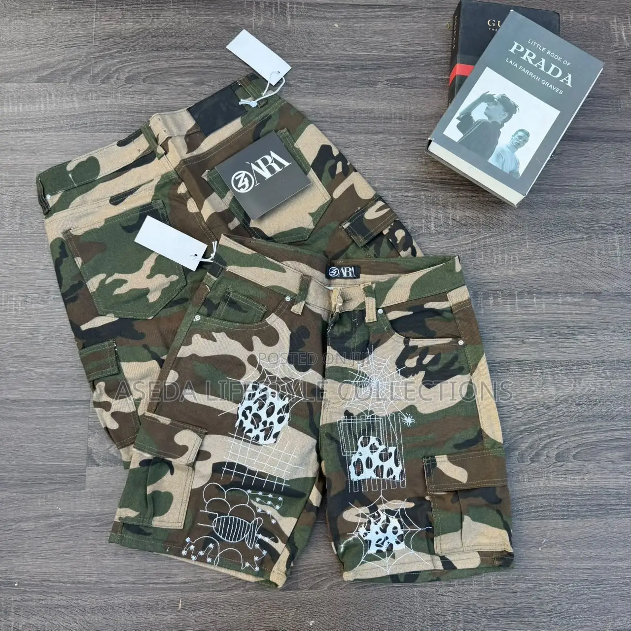 Solid Camo Shorts