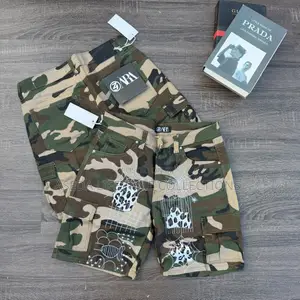 Solid Camo Shorts