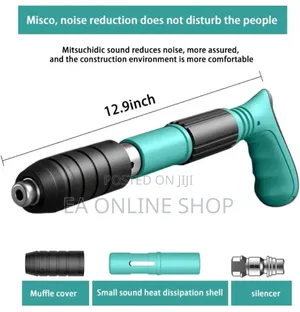Nail Shooting Gun With 100 Pieces Nails.