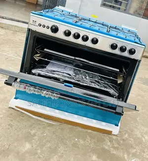 Available Nasco 5 Burner 90x60 Gas Cooker wI Grill [NASGC-AMG80S]