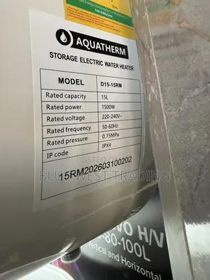 Aquatherm Water Heater 15 Liters _ 15 Liters Storage Water Heater