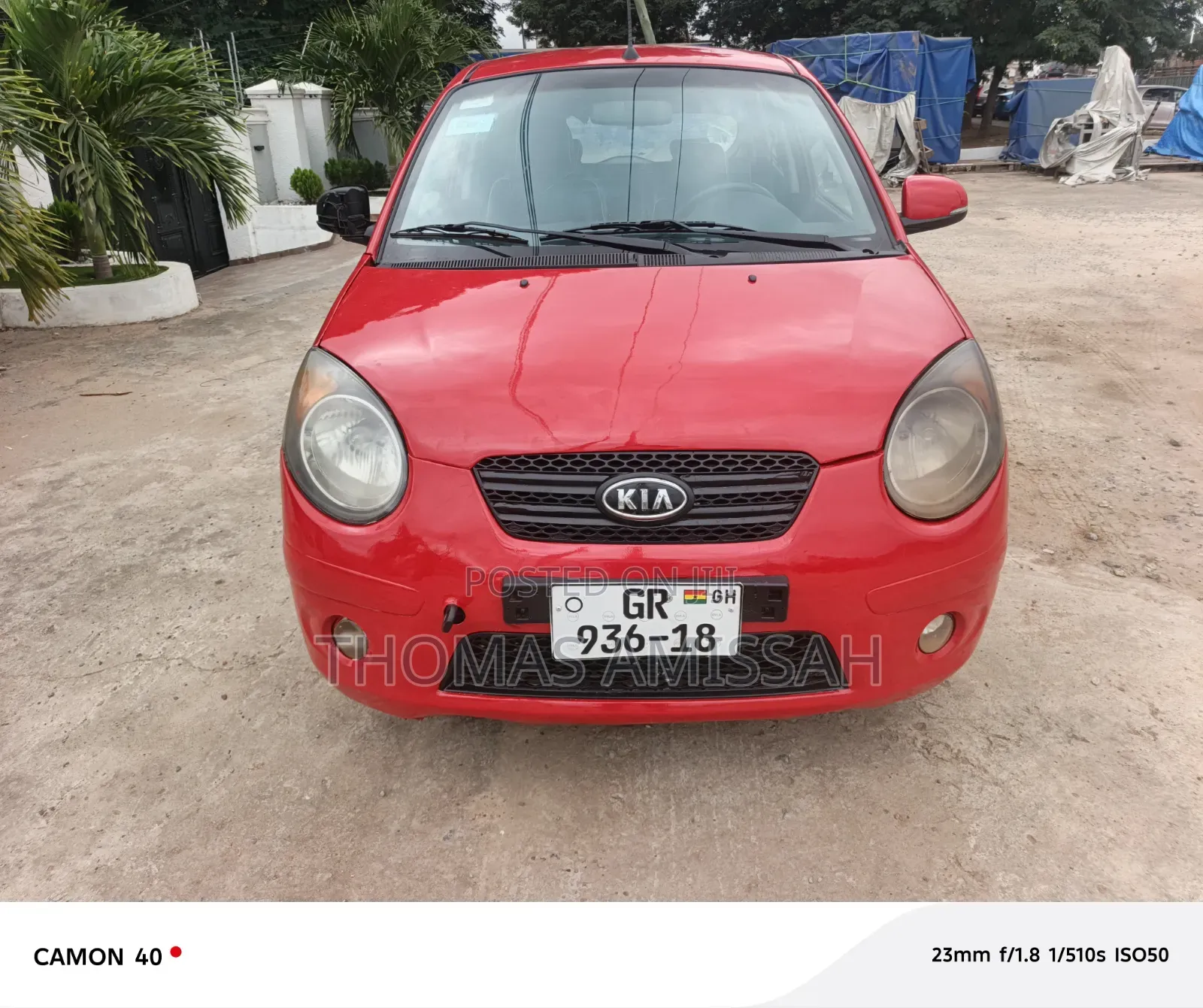 Kia Morning 2010 Red