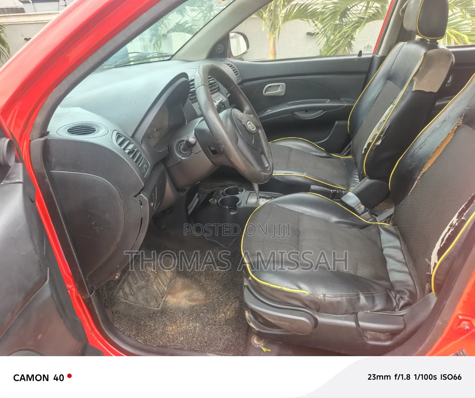 Kia Morning 2010 Red