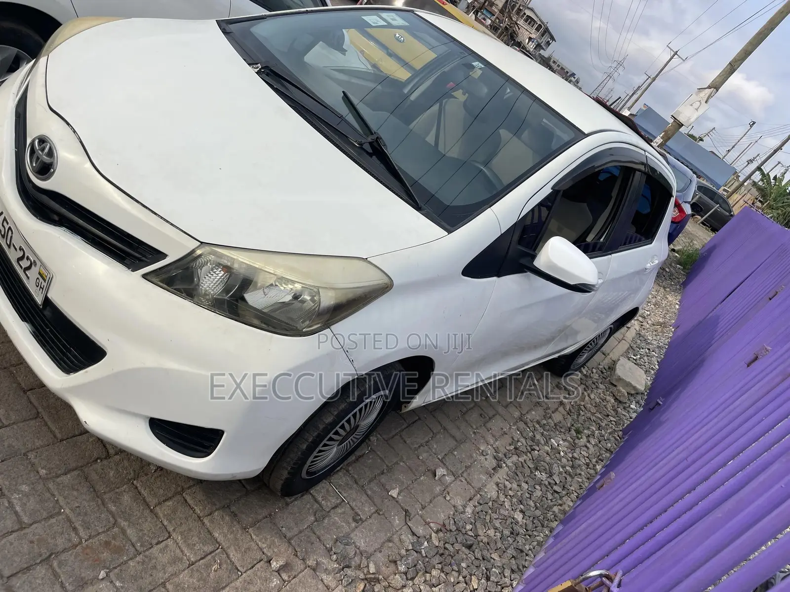 Toyota Yaris 2012 White