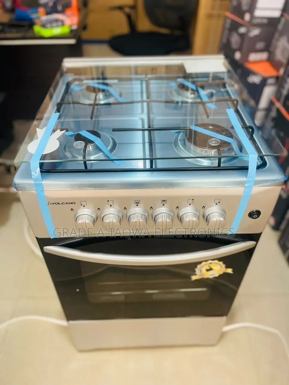 Volcano 50-50 Four Gas Cooker