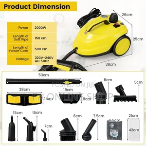 High Pressure Steam Cleaning Machine Cars,Floors,Kitchen Grease 2000W
