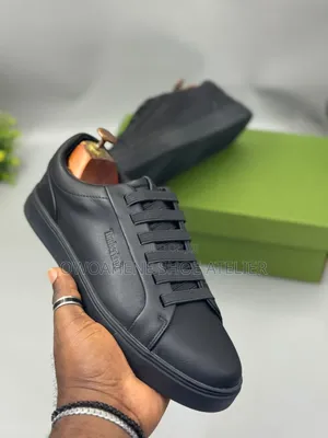 All-Black Timberland Minimalist Leather Sneakers