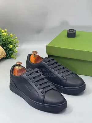 All-Black Timberland Minimalist Leather Sneakers