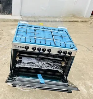 Try Lastest Nasco 5 Burner 90×60 Gas Cooker wI Grill [NASGC-AMG80S]