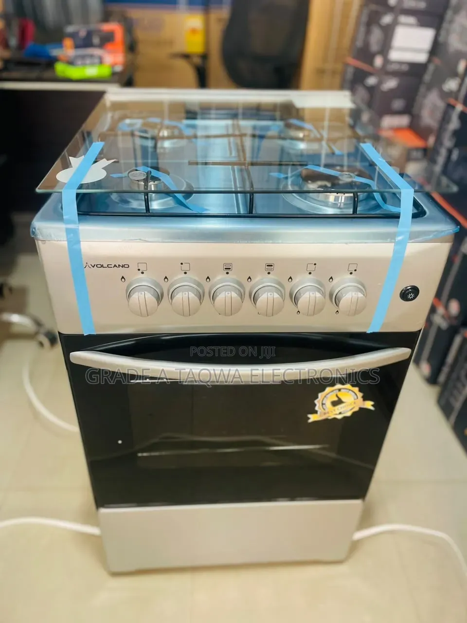 Oven and Grill,Volcano 50x50 4 Burner Gas Cooker