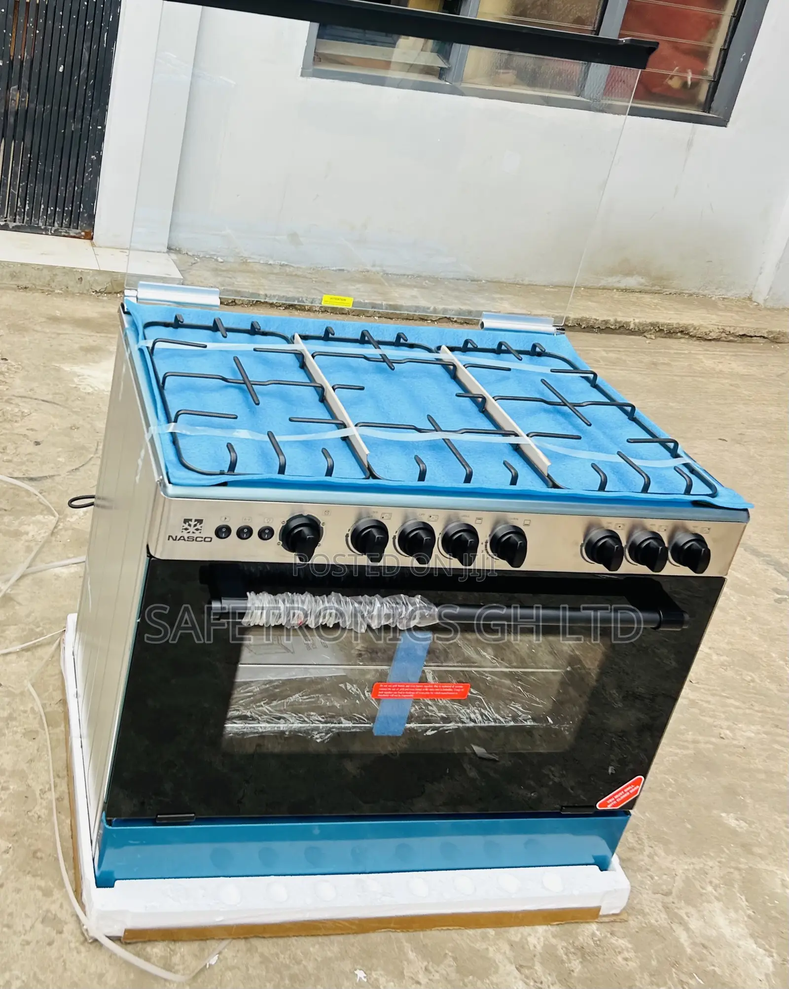 Most Unique Nasco 5 Burner 90×60 Gas Cooker wI Grill [NASGC-AMG80S]