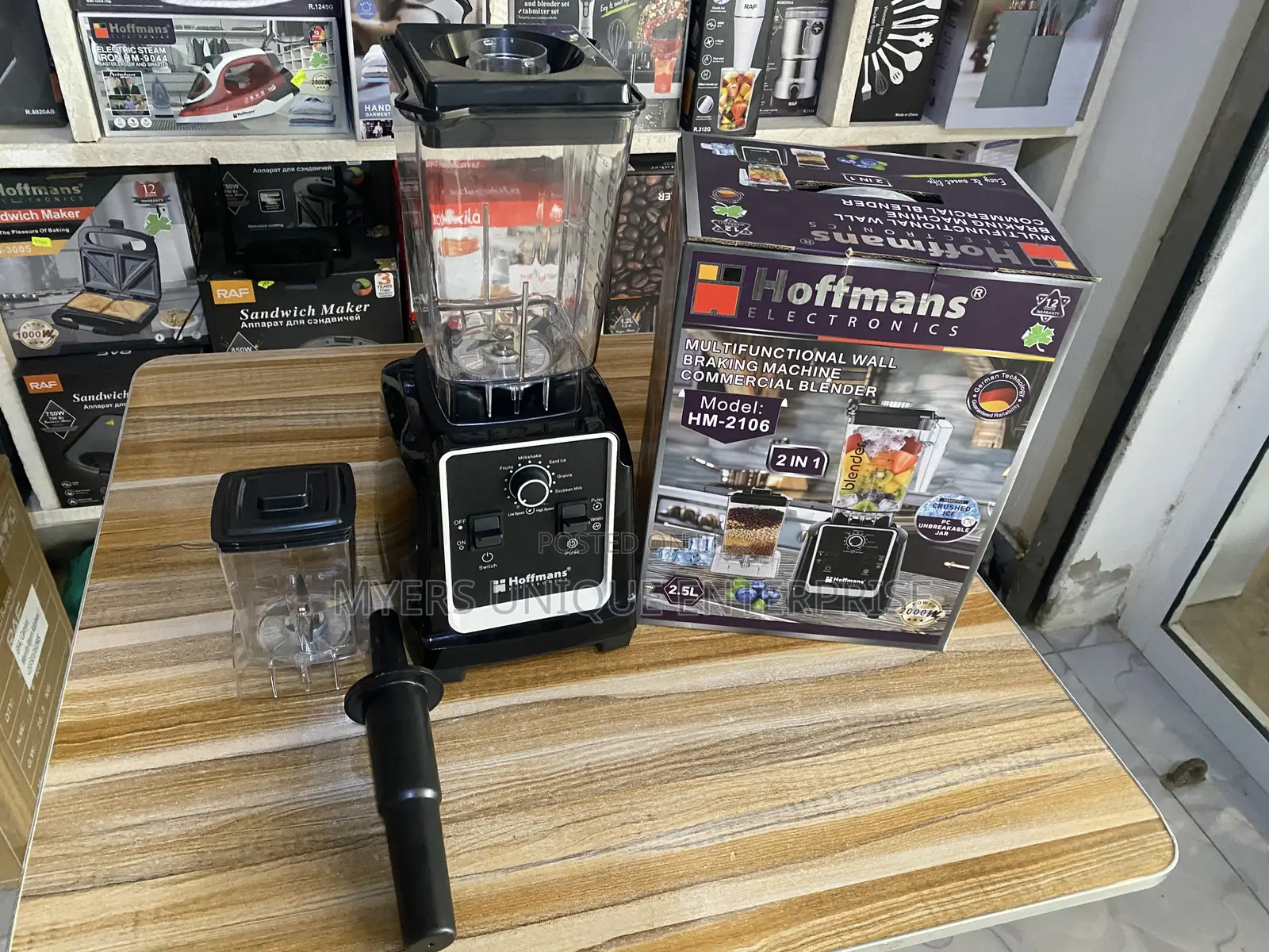 Hoffmans 2.5L Commercial Smoothie Blender