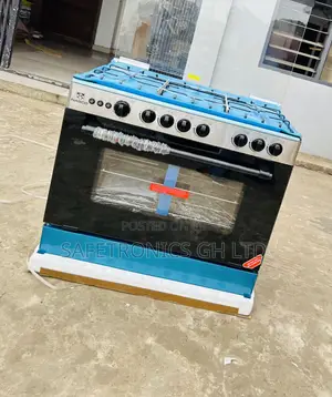 Ultra Modern Nasco 5 Burner 90×60 Gas Cooker wI Grill [NASGC-AMG80S]