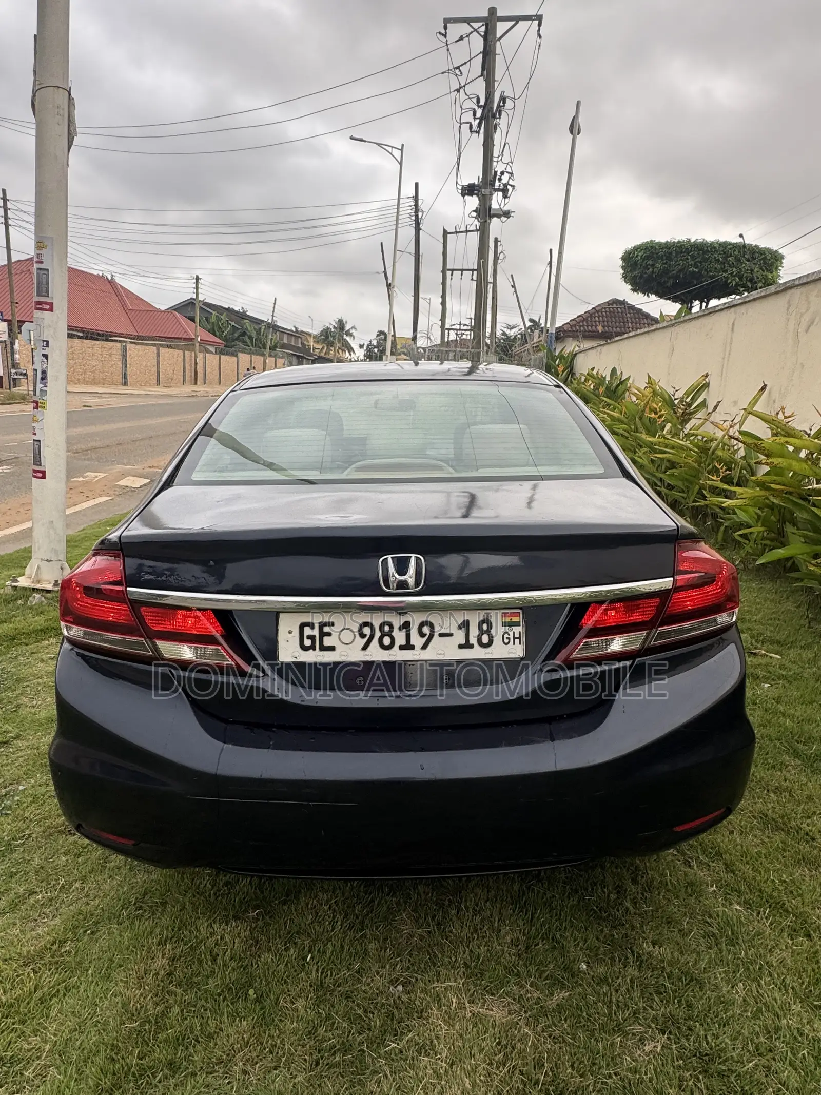 Honda Civic Sedan EX 2013 Blue