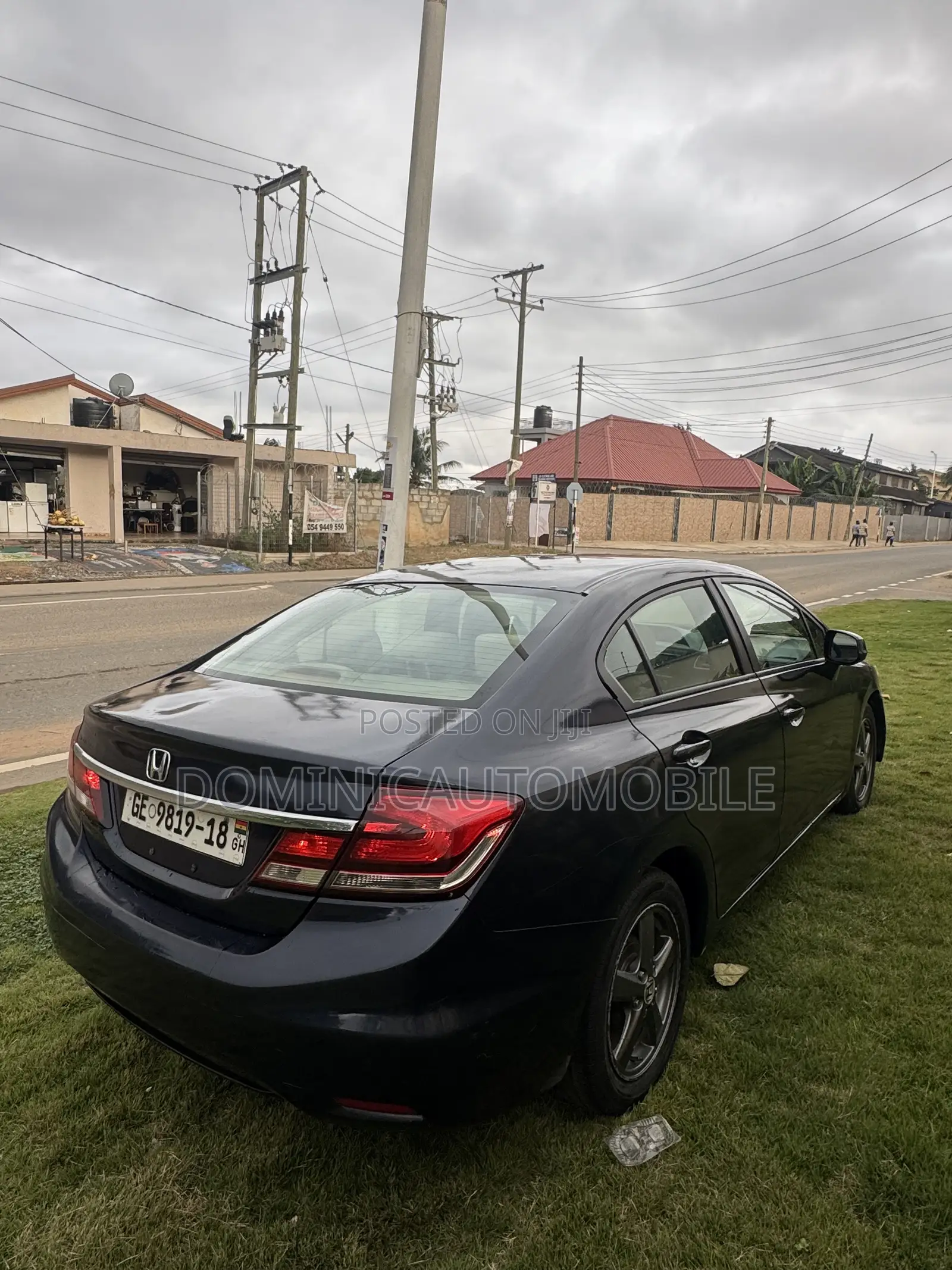 Honda Civic Sedan EX 2013 Blue