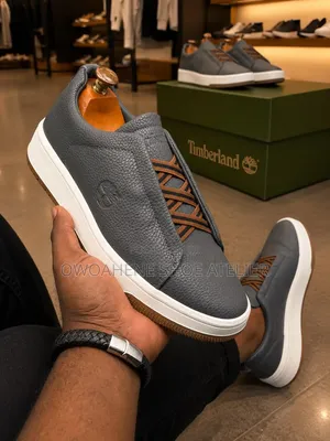 Timberland Leather Flat-Sole Slip-on Sneaker