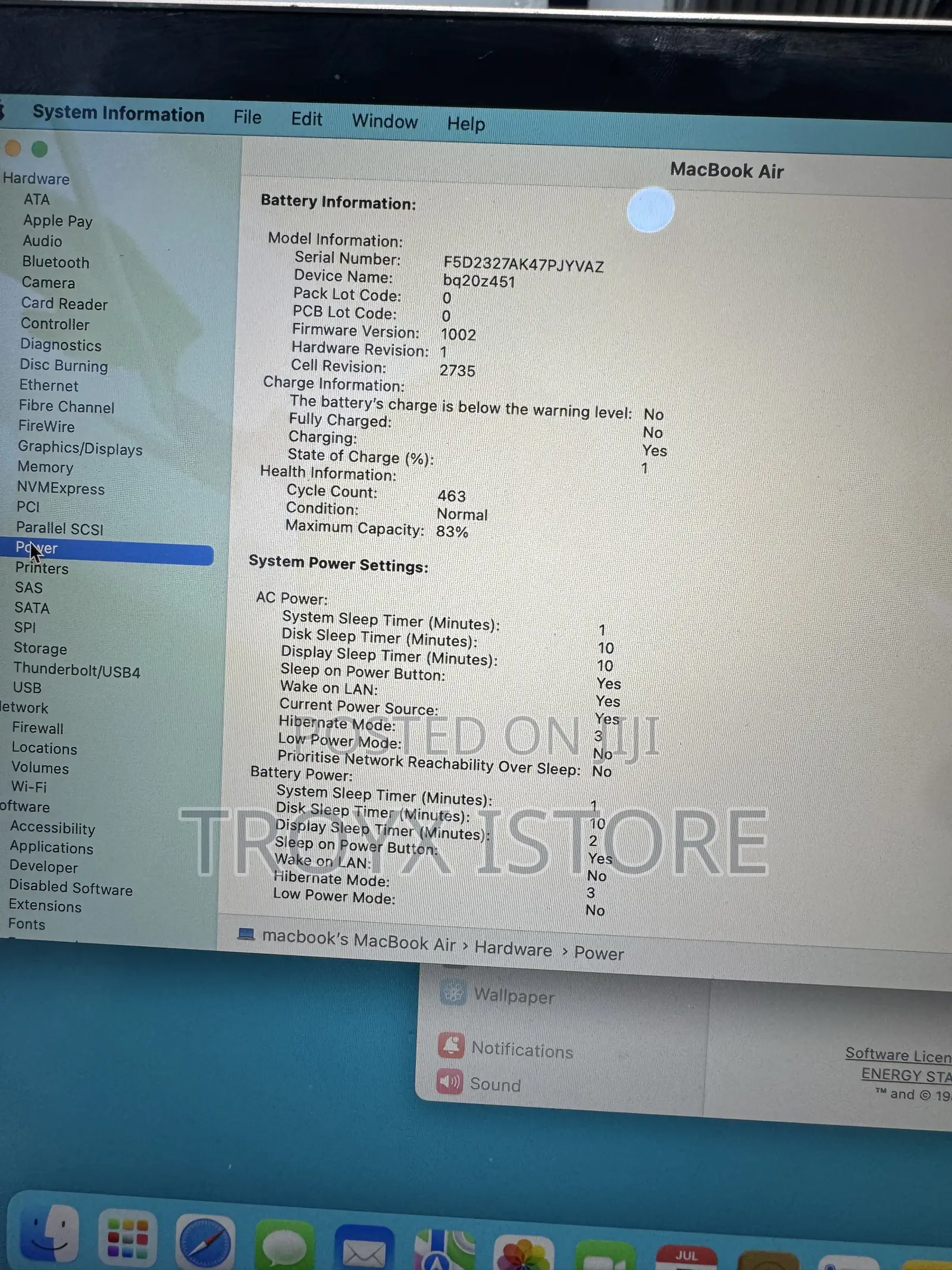 Laptop Apple MacBook Air 2020 M1 8GB Apple M1 SSD 256GB