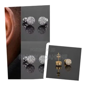 Men Zircon Stud Earring