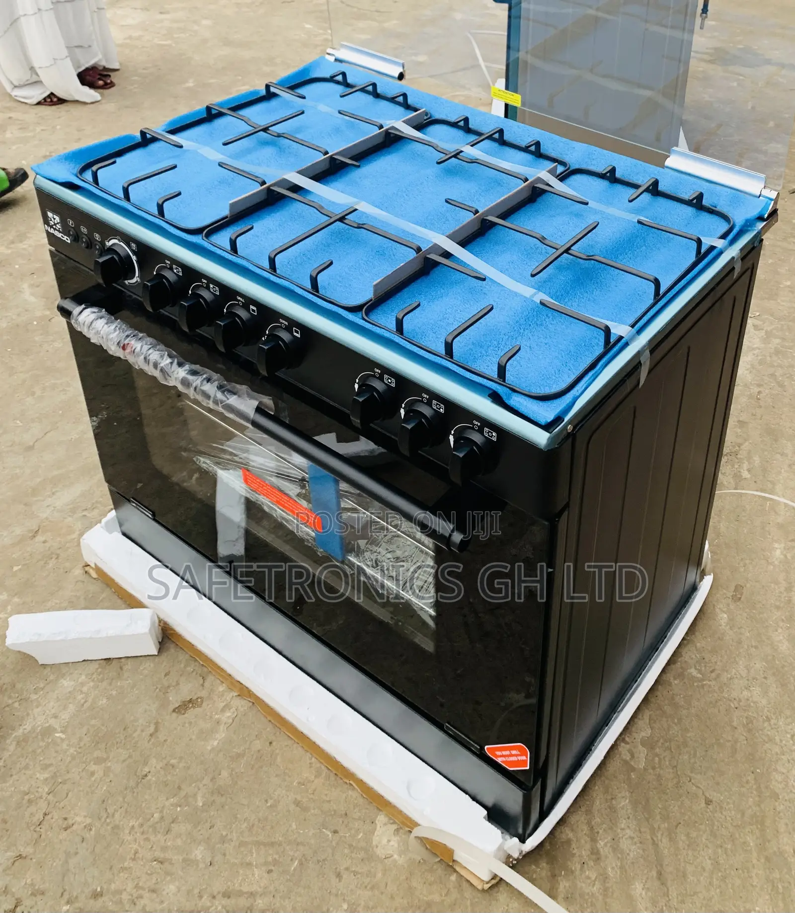 Energy Efficiency Nasco 5 Burner Gas Cooker With Grill (NASGC-AMG80S)