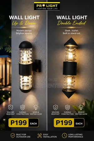 Anti Corrosion Double Head Wall Light